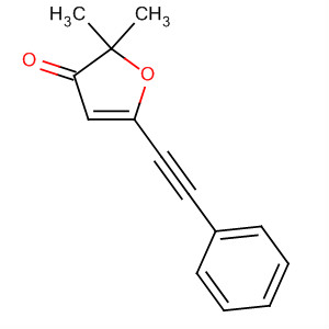 3(2H)-Furanone, 2,2-dimethyl-5-(phenylethynyl)- molecular structure