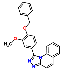 1-[4-(benzyloxy)-3-methoxyphenyl][1,2,4]triazolo[4,3-a]quinoline