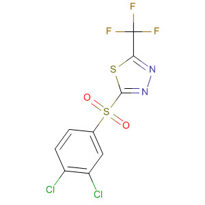 1,3,4-Thiadiazole, 2-[(3,4-dichlorophenyl)sulfonyl]-5-(trifluoromethyl)-