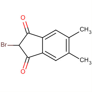 1H-Indene-1,3(2H)-dione, 2-bromo-5,6-dimethyl- molecular structure