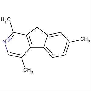 9H-Indeno[2,1-c]pyridine, 1,4,7-trimethyl- molecular structure