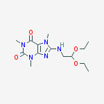 8-[(2,2-diethoxyethyl)amino]-1,3,7-trimethyl-3,7-dihydro-1H-purine-2,6-dione