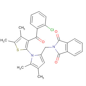 1H-Isoindole-1,3(2H)-dione,2-[[1-[3-(2-chlorobenzoyl)-4,5-dimethyl-2-thienyl]-4,5-dimethyl-1H-pyrrol-2-yl]methyl]-