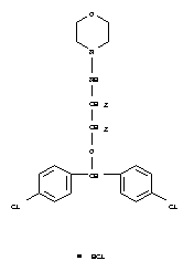 N-{2-[bis(4-chlorophenyl)methoxy]ethyl}morpholin-4-aminium chloride
