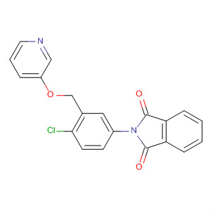 1H-Isoindole-1,3(2H)-dione,2-[4-chloro-3-[(3-pyridinyloxy)methyl]phenyl]-