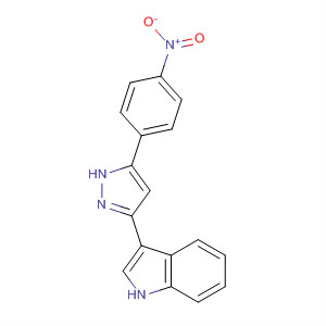 1H-Indole, 3-[5-(4-nitrophenyl)-1H-pyrazol-3-yl]-