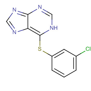 1H-Purine, 6-[(3-chlorophenyl)thio]-