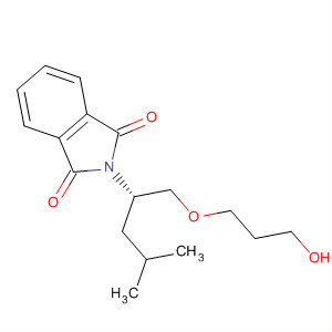 1H-Isoindole-1,3(2H)-dione,2-[1-[(3-hydroxypropoxy)methyl]-3-methylbutyl]-, (S)-