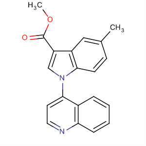 1H-Indole-3-carboxylic acid, 5-methyl-1-(4-quinolinyl)-, methyl ester