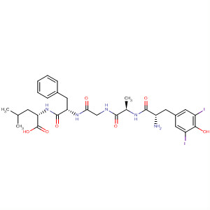 L-Leucine,N-[N-[N-[N-(3,5-diiodo-L-tyrosyl)-D-alanyl]glycyl]-L-phenylalanyl]-
