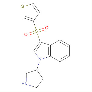 1H-Indole, 1-(3-pyrrolidinyl)-3-(3-thienylsulfonyl)-