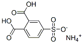 ammonium dihydrogen 4-sulphonatophthalate molecular structure