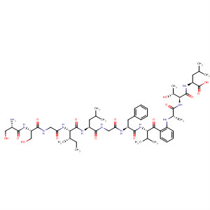 L-Leucine,L-seryl-L-serylglycyl-L-isoleucyl-L-leucylglycyl-L-phenylalanyl-L-valyl-L-phenylalanyl-L-threonyl-