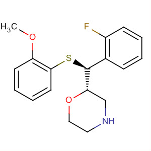 Morpholine, 2-[(S)-(2-fluorophenyl)[(2-methoxyphenyl)thio]methyl]-, (2S)-
