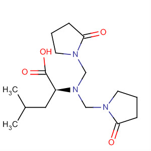 L-Leucine, N,N-bis[(2-oxo-1-pyrrolidinyl)methyl]-