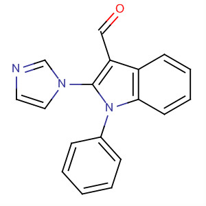 1H-Indole-3-carboxaldehyde, 2-(1H-imidazol-1-yl)-1-phenyl-