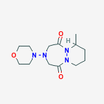 7-METHYL-3-(4-MORPHOLINYL)HEXAHYDRO-1H-PYRIDAZINO[1,2-A][1,2,5]TRIAZEPINE-1,5(2H)-DIONE