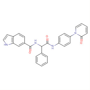 1H-Indole-6-carboxamide,N-[2-oxo-2-[[4-(2-oxo-1(2H)-pyridinyl)phenyl]amino]-1-phenylethyl]-
