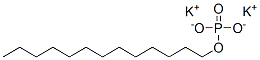 dipotassium tridecan-1-yl phosphate molecular structure