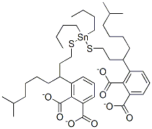 (dibutylstannylene)bis(thioethylene) diisooctyl diphthalate molecular structure