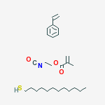METHACRYLIC ACID 2-ISOCYANATOETHYL ESTER,TELOMER WITH 1-DODECANETHIOL AND VINYLBENZENE
