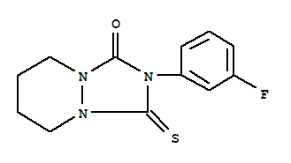 2-(3-fluorophenyl)-3-thioxohexahydro-1H-[1,2,4]triazolo[1,2-a]pyridazin-1-one