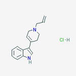 3-(1-prop-2-en-1-yl-1,2,3,6-tetrahydropyridin-4-yl)-1H-indole hydrochloride