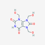 3,7,9-TRIS(HYDROXYMETHYL)-7,9-DIHYDRO-1H-PURINE-2,6,8(3H)-TRIONE