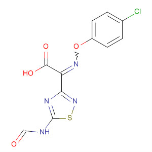 1,2,4-Thiadiazole-3-acetic acid,a-[(4-chlorophenoxy)imino]-5-(formylamino)-, (Z)-