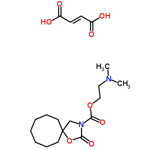 (e)-but-2-enedioic Acid;2-(dimethylamino)ethyl 2-oxo-1-oxa-3-azaspiro[4.7]dodecane-3-carboxylate