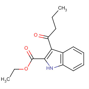 1H-Indole-2-carboxylic acid, 3-(1-oxobutyl)-, ethyl ester