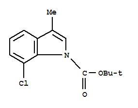 T-BUTYL 7-CHLORO-3-METHYL-1H-INDOLE-1-CARBOXYLATE