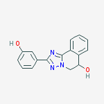 (6S)-2-(3-hydroxyphenyl)-5,6-dihydro[1,2,4]triazolo[5,1-a]isoquinolin-6-ol
