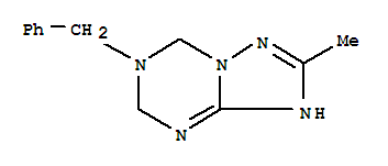 [1,2,4]Triazolo[1,5-a][1,3,5]triazine,1,5,6,7-tetrahydro-2-methyl-6-(phenylmethyl)-