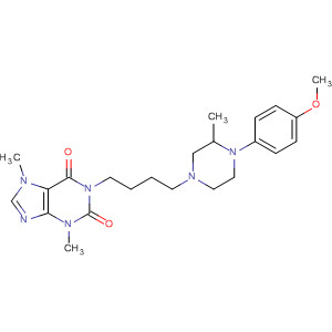 1H-Purine-2,6-dione,3,7-dihydro-1-[4-[4-(4-methoxyphenyl)-3-methyl-1-piperazinyl]butyl]-3,7-dimethyl-