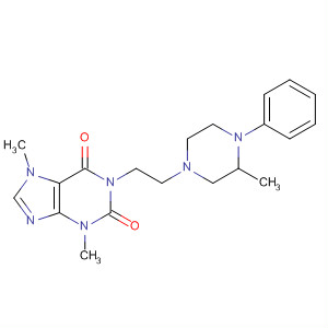 1H-Purine-2,6-dione,3,7-dihydro-3,7-dimethyl-1-[2-(3-methyl-4-phenyl-1-piperazinyl)ethyl]-