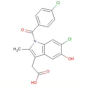 1H-Indole-3-acetic acid,6-chloro-1-(4-chlorobenzoyl)-5-hydroxy-2-methyl-