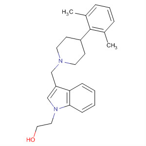 1H-Indole-1-ethanol, 3-[[4-(2,6-dimethylphenyl)-1-piperidinyl]methyl]-