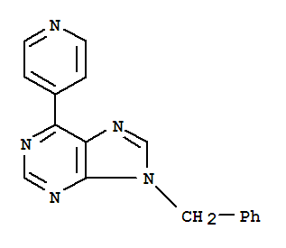 9H-Purine,  9-(phenylmethyl)-6-(4-pyridinyl)-