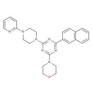 1,3,5-Triazine,2-(4-morpholinyl)-4-(2-naphthalenyl)-6-[4-(2-pyridinyl)-1-piperazinyl]-