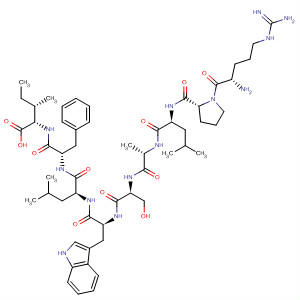 L-Isoleucine,L-arginyl-L-prolyl-L-leucyl-L-alanyl-L-seryl-L-tryptophyl-L-leucyl-L-phenylalanyl-
