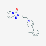 1,2,4-Triazolo(4,3-a)pyridin-3(2H)-one, 2-(3-(3,6-dihydro-4-(2-methylphenyl)-1(2H)-pyridinyl)propyl)-