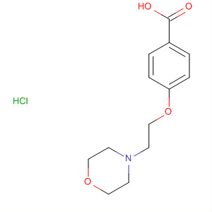 Benzoic acid, 4-[2-(4-morpholinyl)ethoxy]-, hydrochloride