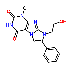 8-(2-hydroxyethyl)-1-methyl-7-phenyl-1H-imidazo[2,1-f]purine-2,4(3H,8H)-dione