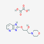 1-(1H-imidazo[4,5-b]pyridin-2-yloxy)-3-morpholin-4-ylpropan-2-ol ethanedioate (salt)