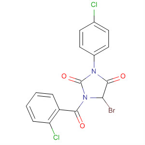 2,4-Imidazolidinedione,5-bromo-1-(2-chlorobenzoyl)-3-(4-chlorophenyl)-