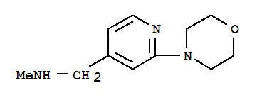 N-METHYL-N-[(2-MORPHOLIN-4-YLPYRIDIN-4-YL)METHYL]AMINE