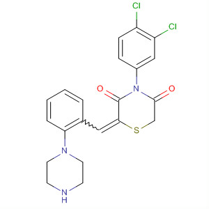 3,5-Thiomorpholinedione,4-(3,4-dichlorophenyl)-2-[[2-(1-piperazinyl)phenyl]methylene]-