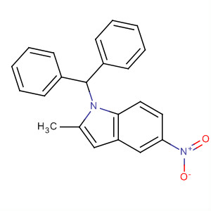 1H-Indole, 1-(diphenylmethyl)-2-methyl-5-nitro-