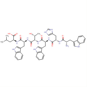 L-Leucine, L-tryptophyl-L-histidyl-L-tryptophyl-L-threonyl-L-tryptophyl-